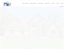 Tablet Screenshot of middlehousebuilders.com